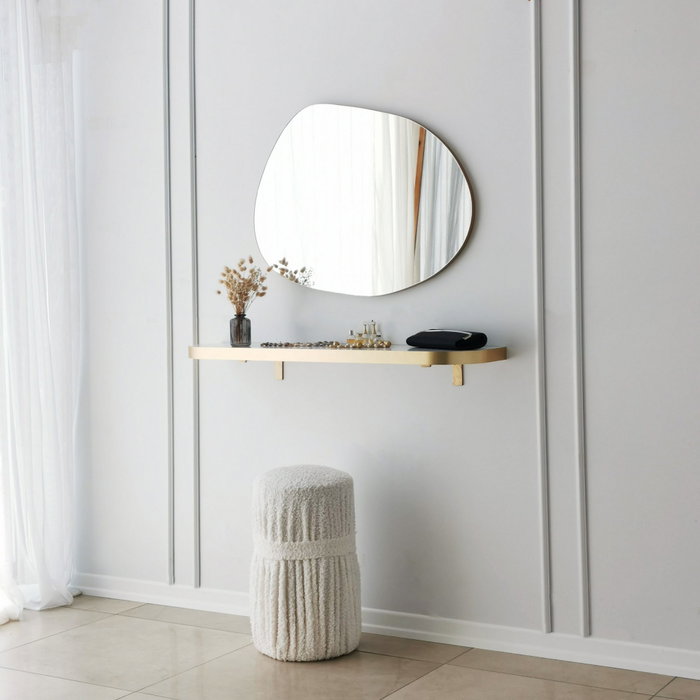 Hanah Home Espejo Gusto Dorado Hanah Home Espejo Gusto Dorado